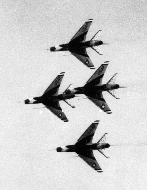 1959年 米空軍サンダーバーズの初来日